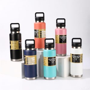 insulated water bottle 26oz portable handle 800ml water cup